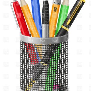 stylos et crayons