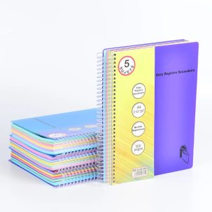 Cahier Registre A4 différentes couleurs 500 pages