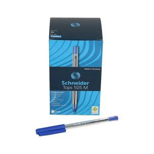 Stylo Schneider paquet de 50 bleus