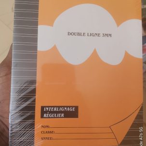 Cahier double ligne 3mm