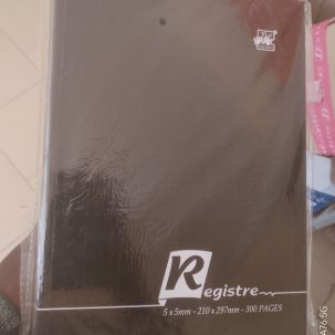 cahier registre 300 pages