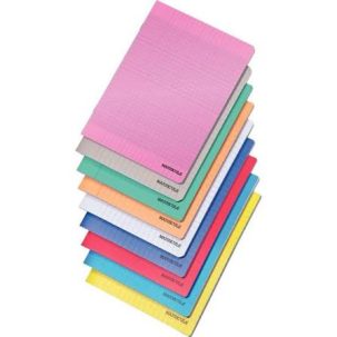 Cahier 48-50 pages PVC(Paquet de 5)